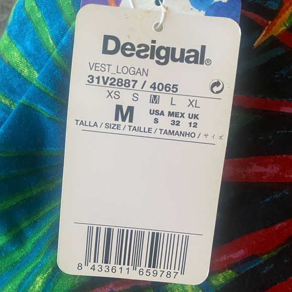 Desigual Party Tank Dress NWT - Picture 4 of 8